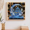 Crystal Crescent Castle - Partial Special Shaped Diamond Painting 30*30cm