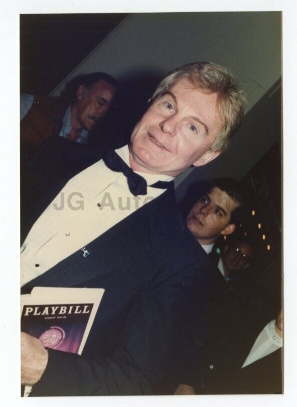 Derek Jacobi - Candid Photo Poster paintinggraph by Peter Warrack - Previously Unpublished