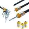 6.35mm Embouts de Tournevis à anneau magnétique amovible