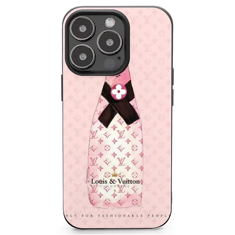 Louis Vuitton Champagne Mobile Phone Case Shell For IPhone 13 and iPhone14 Pro Max and IPhone 15 Plus Case - Heather Prints Shirts