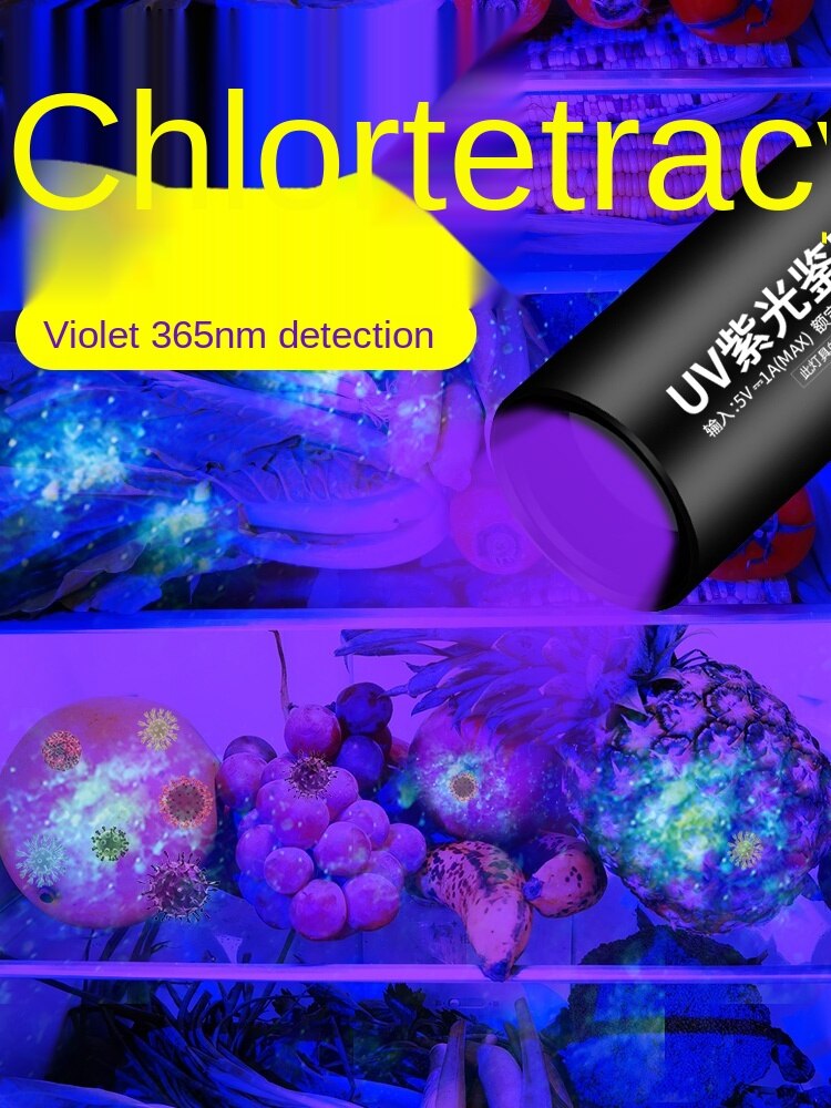 Ultraviolet Detection Pen for Fluoresce Detection, Toxin 365, Black