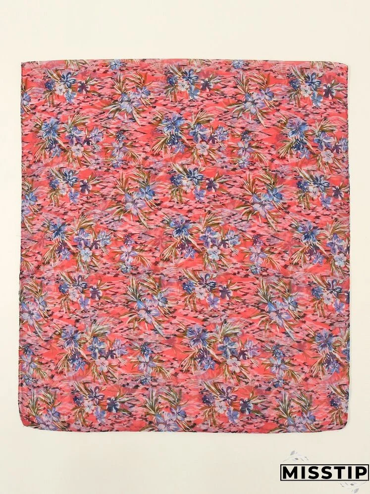 Floral Print Scarf