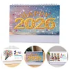 (US Local)2026 Diamond Painting Monthly Calendar Kit Diamond Art Calendar for DIY Crafts Party