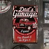 Dad's Garage - Metal Tin Signs(8*12Inch/12*16Inch) - Garage&Transport