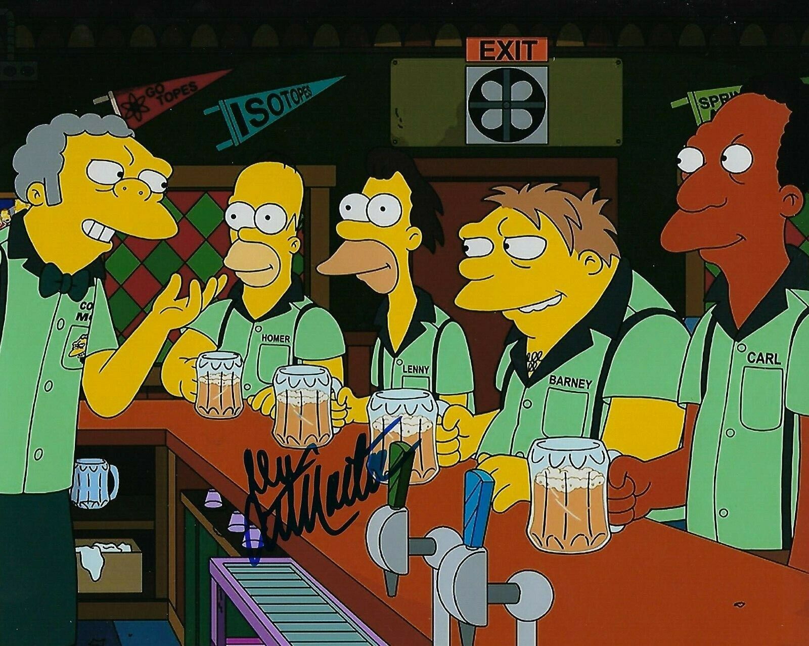 GFA The Simpsons Homer * DAN CASTELLANETA * Signed 8x10 Photo Poster painting COA