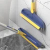 2-in-1 180&deg; Rotating Stiff Bristle Floor Brush with Long Handle