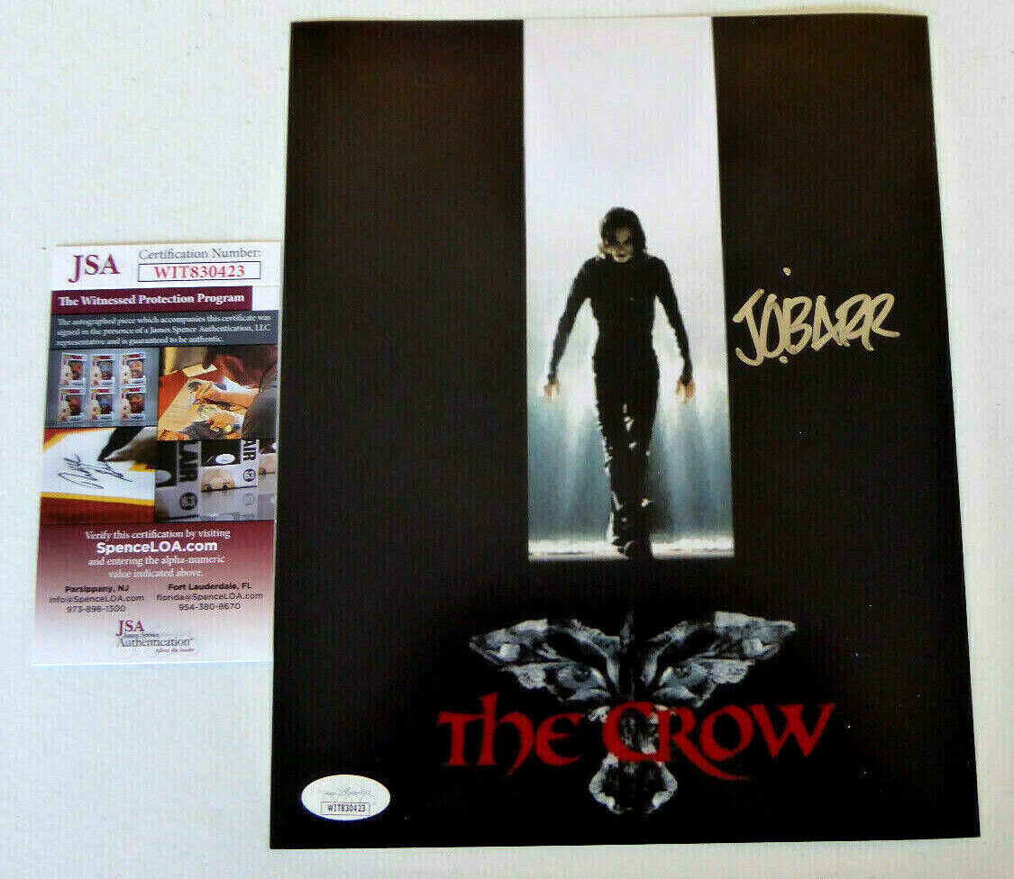 James O'Barr Signed 8x10 Photo Poster painting Autographed, Draven, Creator, The Crow, JSA COA