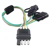 4 Pin Car Trailer Light Wiring Harness Flat Trailer End Connector for Trailer RV