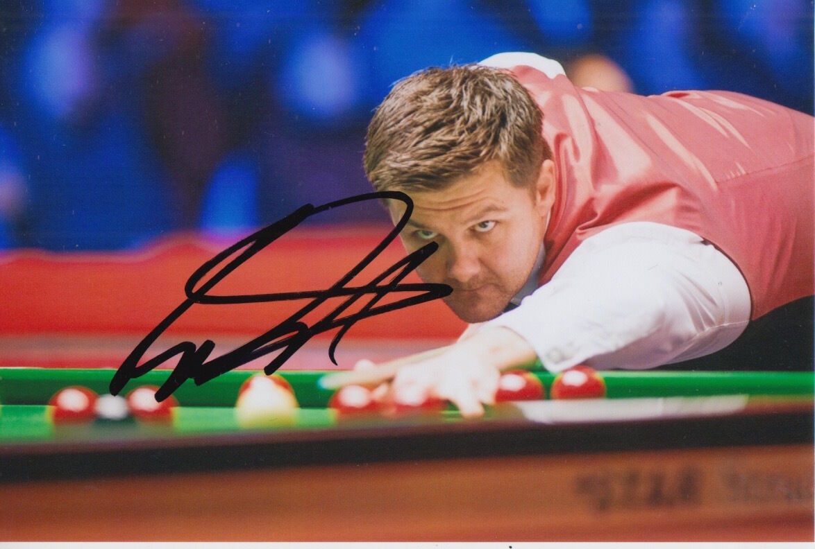 RYAN DAY HAND SIGNED 6X4 SNOOKER Photo Poster painting PROOF 1.