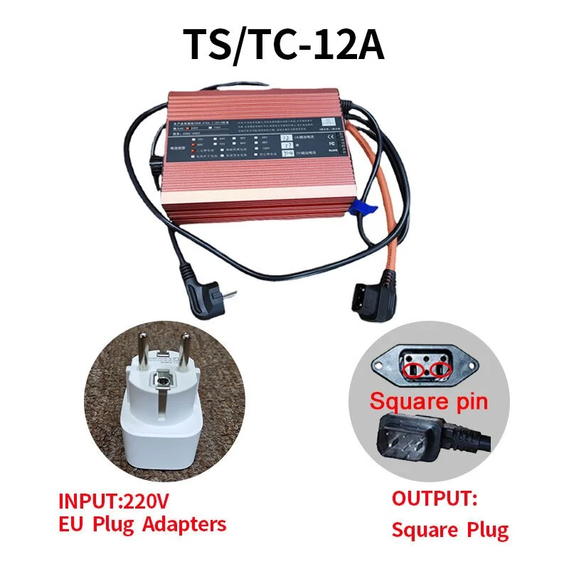 Suitable for Super SOCO TC TS TC-MAX High Current Charger 12A Fast Charging Communication Protocol Compatible