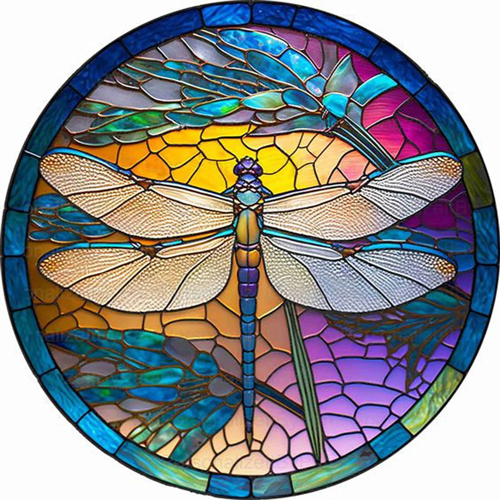 Dragonfly - Full Square - Diamond Painting(50*40cm)