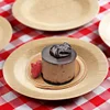 10 Pack | 11" Eco Friendly Bamboo Round Disposable Dinner Plates