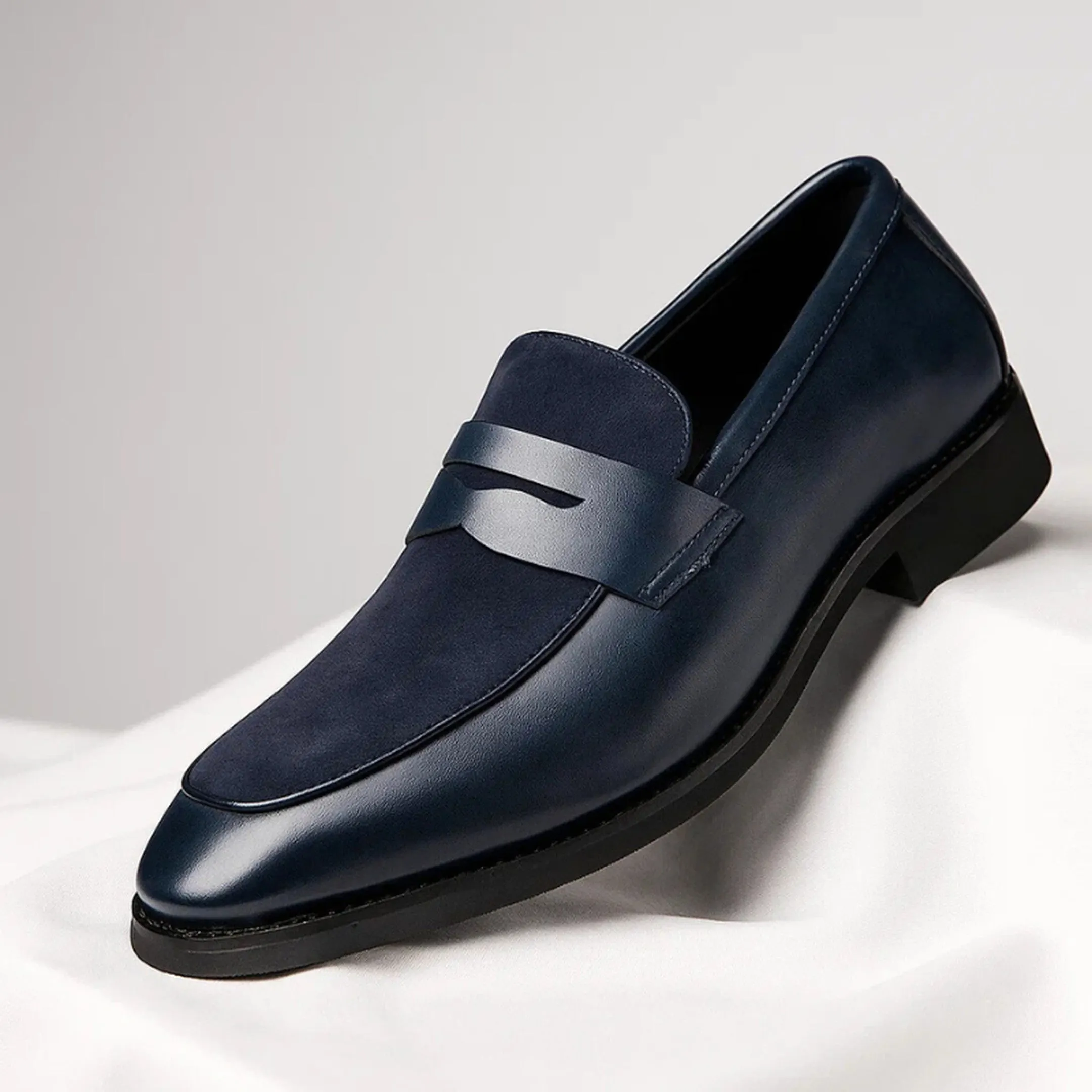 Men's Leather Penny Loafers &ndash; Italian Slip-On Shoes