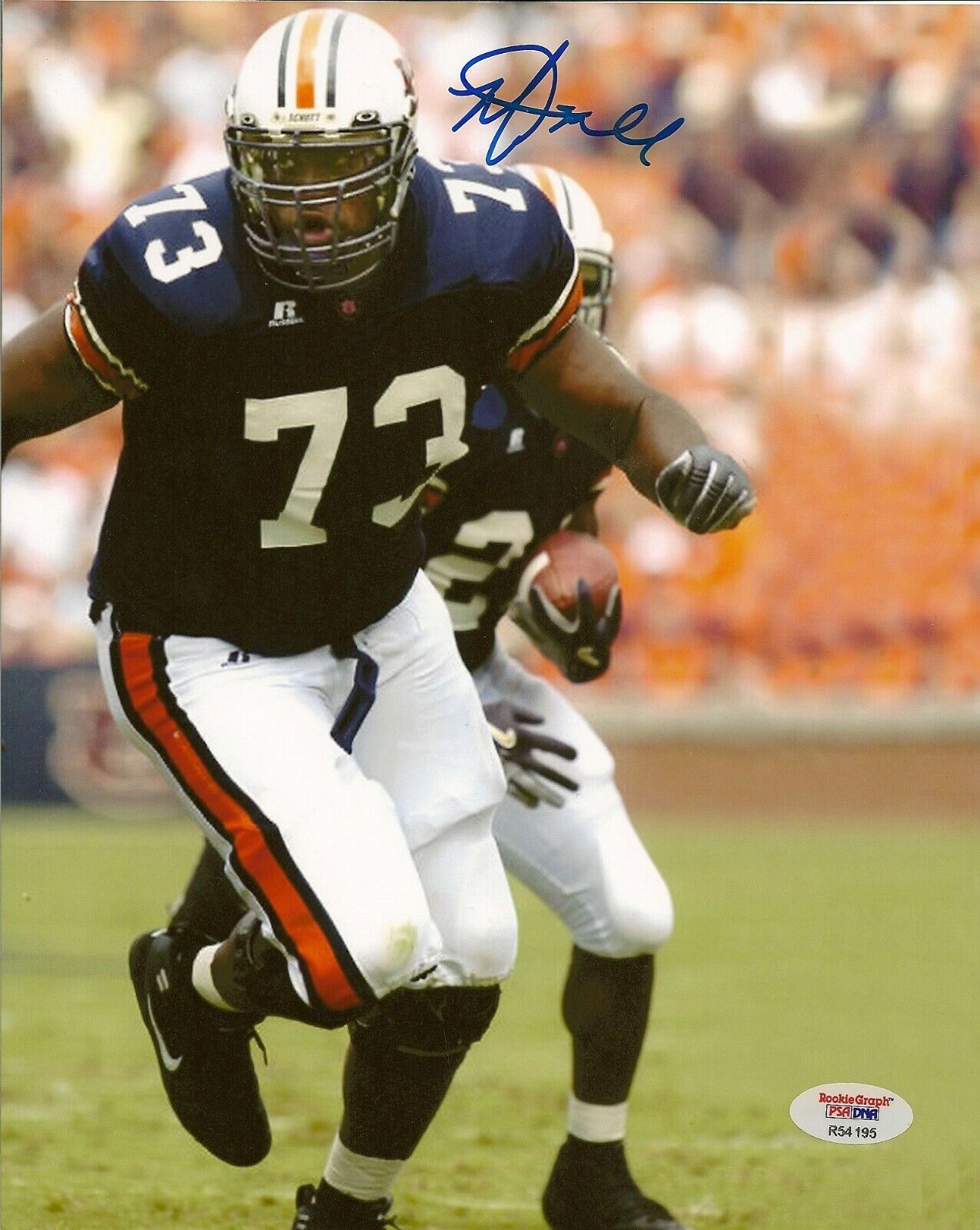 Marcus McNeill Signed 8x10 Photo Poster painting PSA/DNA Auburn Tigers Rookie Football Autograph