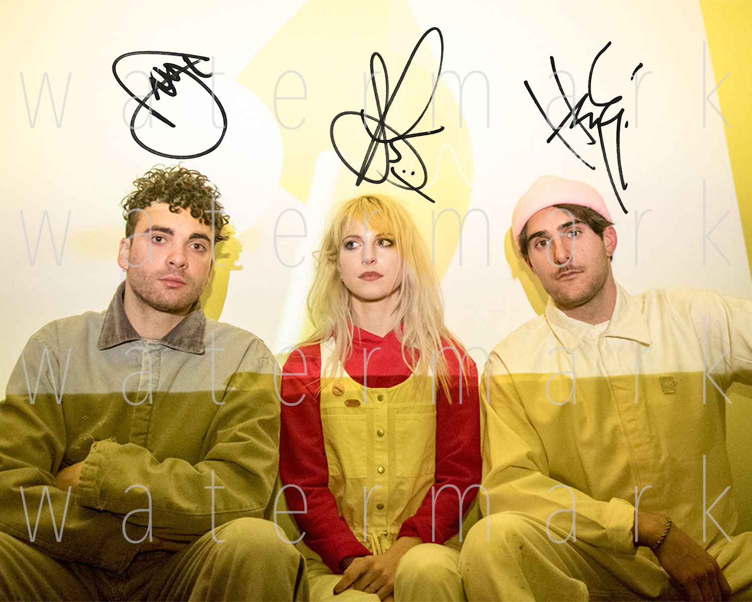 Paramore Hayley Williams signed 8X10 Photo Poster painting picture poster autograph RP