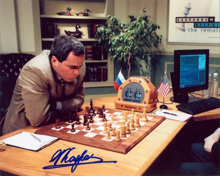 GARRY KASPAROV Signed Photo Poster paintinggraph - World Chess Champion - preprint