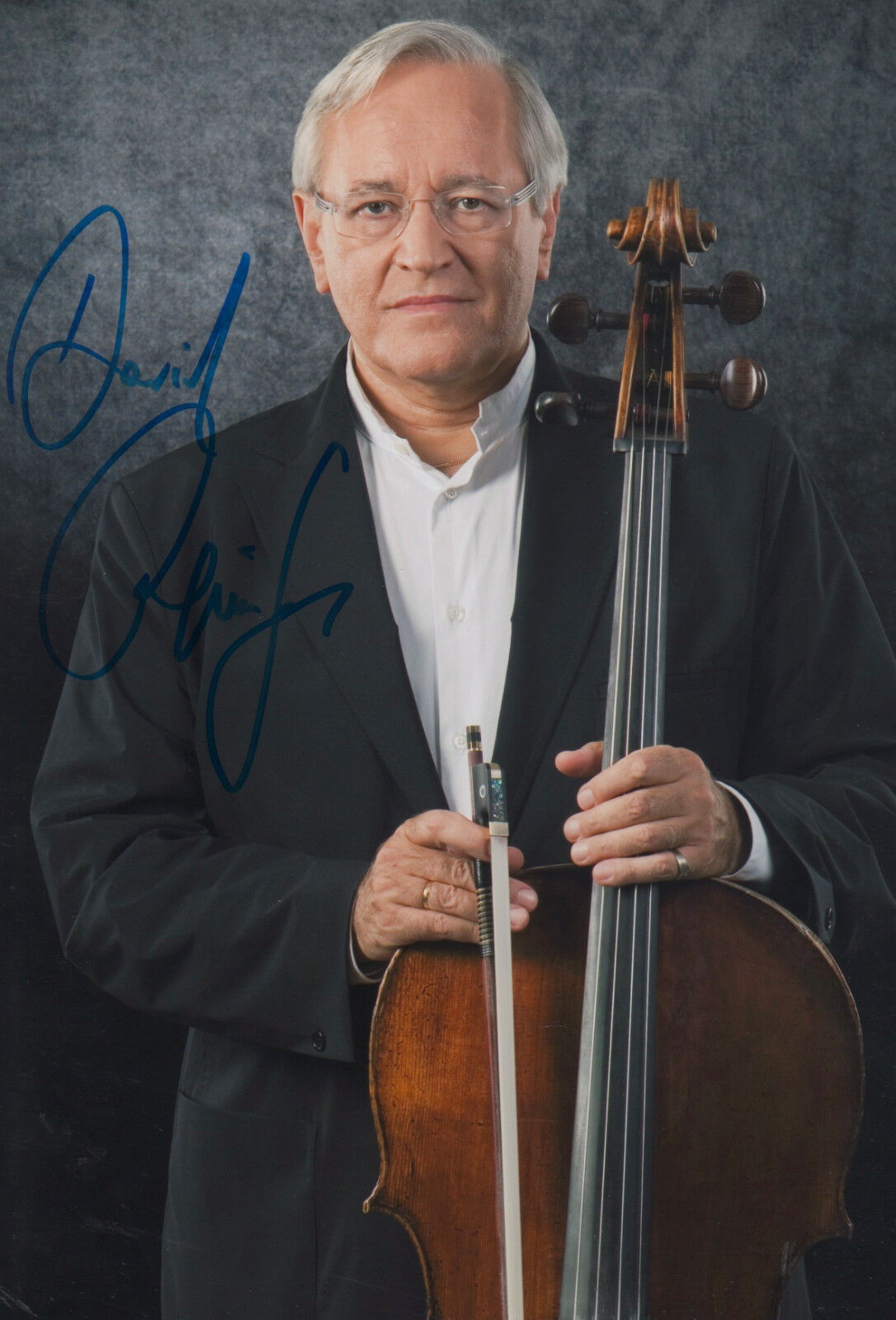 David Geringas Cellist signed 8x12 inch Photo Poster painting autograph