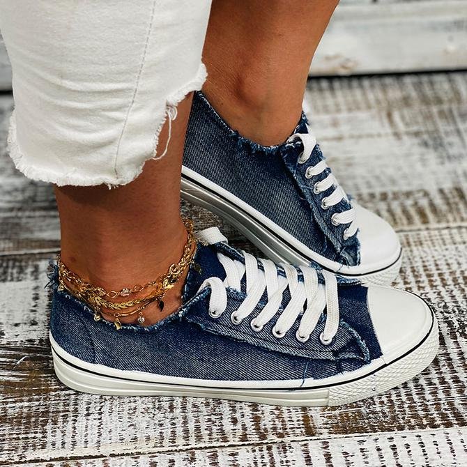 Women's Comfy Canvas Skate Shoes Sneakers