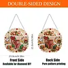 XMAS DIY Acrylic Special Shape Diamond Painting Hanging Pendant Hanging Kit