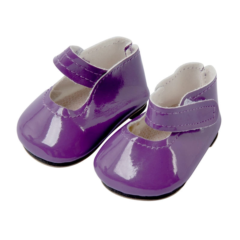 43cm Baby Shoes 18 Inch American Girl Shaf Doll Pink Leather Shoes