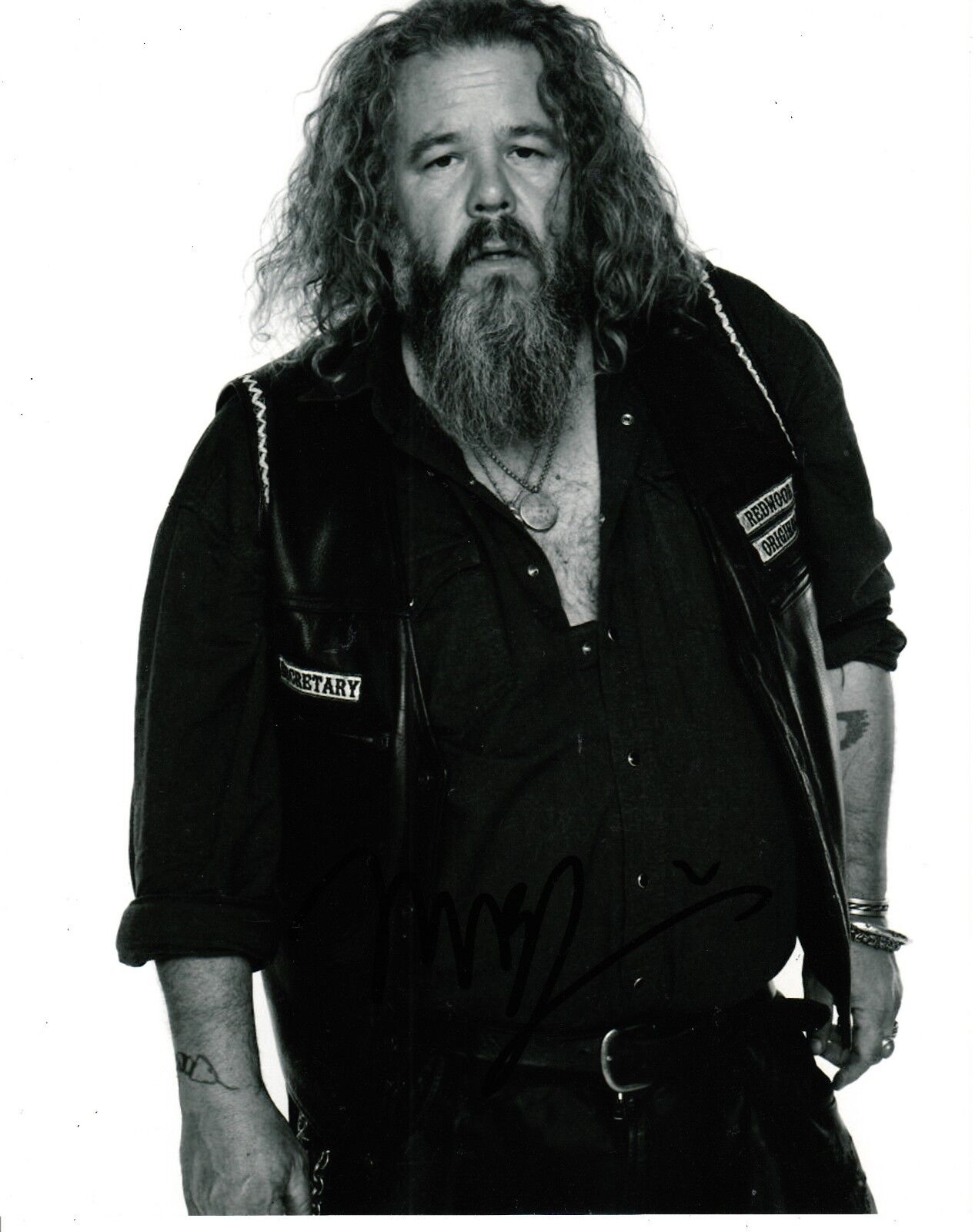 MARK BOONE JNR SIGNED SONS OF ANARCHY Photo Poster painting UACC REG 242 (2)