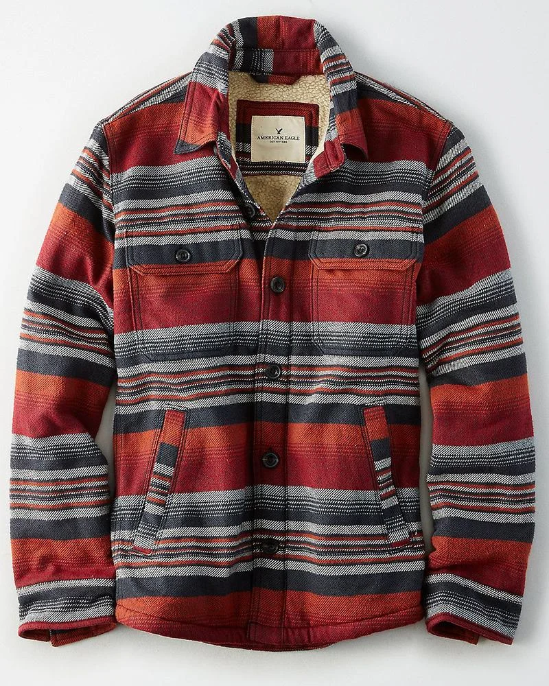 Men's quilted jacket shirts-06