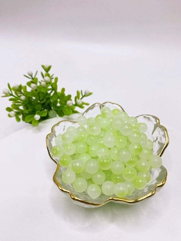 300 Pcs/Package  Glass Solid Color Beads