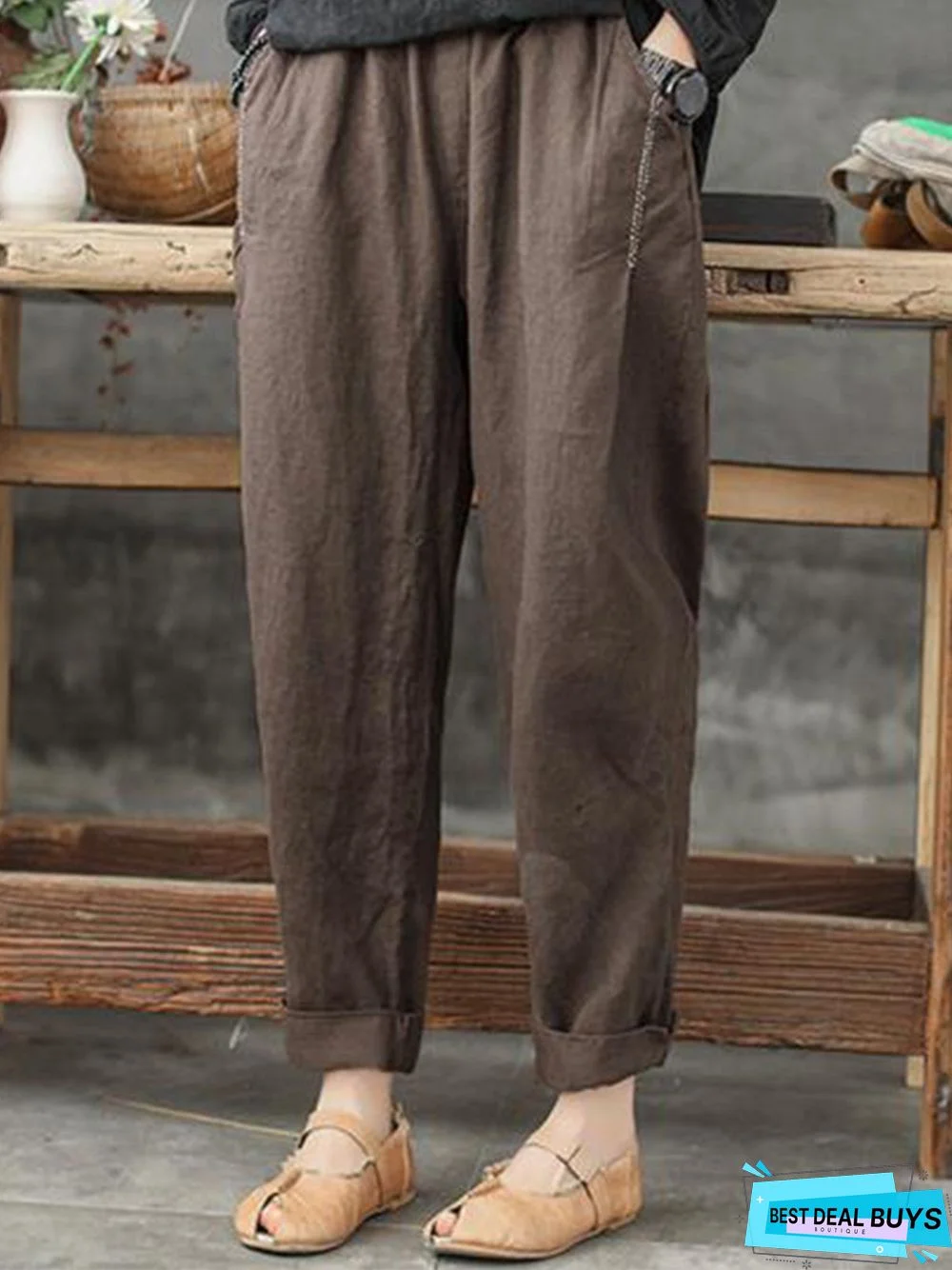 Casual Loose Pants with Pockets