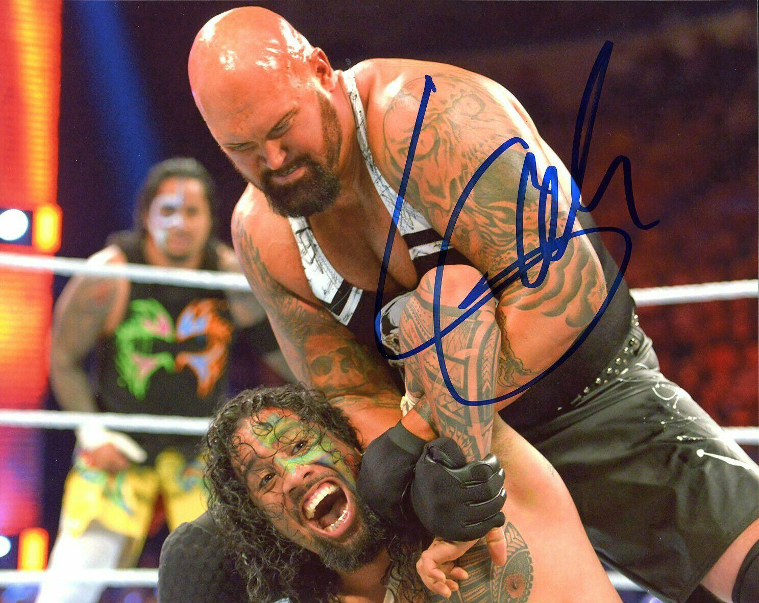 Luke Gallows autographed 8x10 3 WWE Luke Doc Gallows In Person Festus Impact AEW