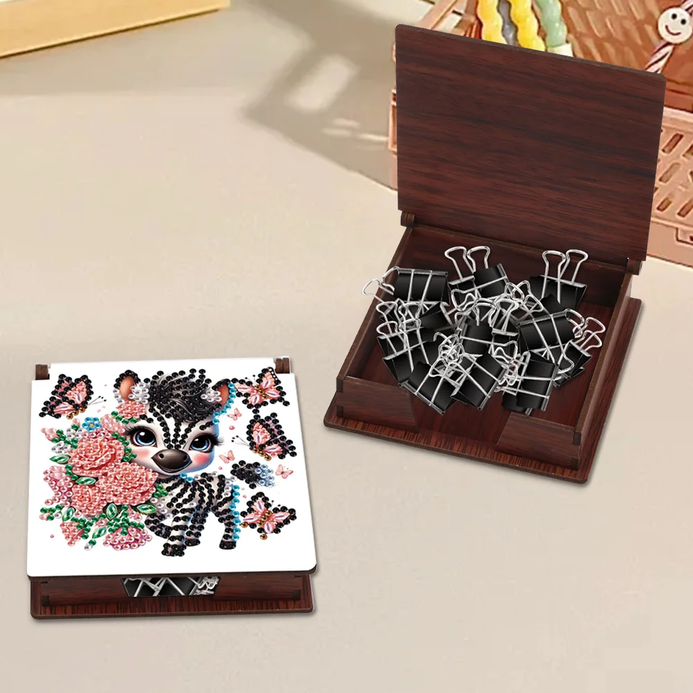 DIY Butterfly Zebra Diamond Painting Note Box Paper 160 Sheets of Paper for DIY Art Craft