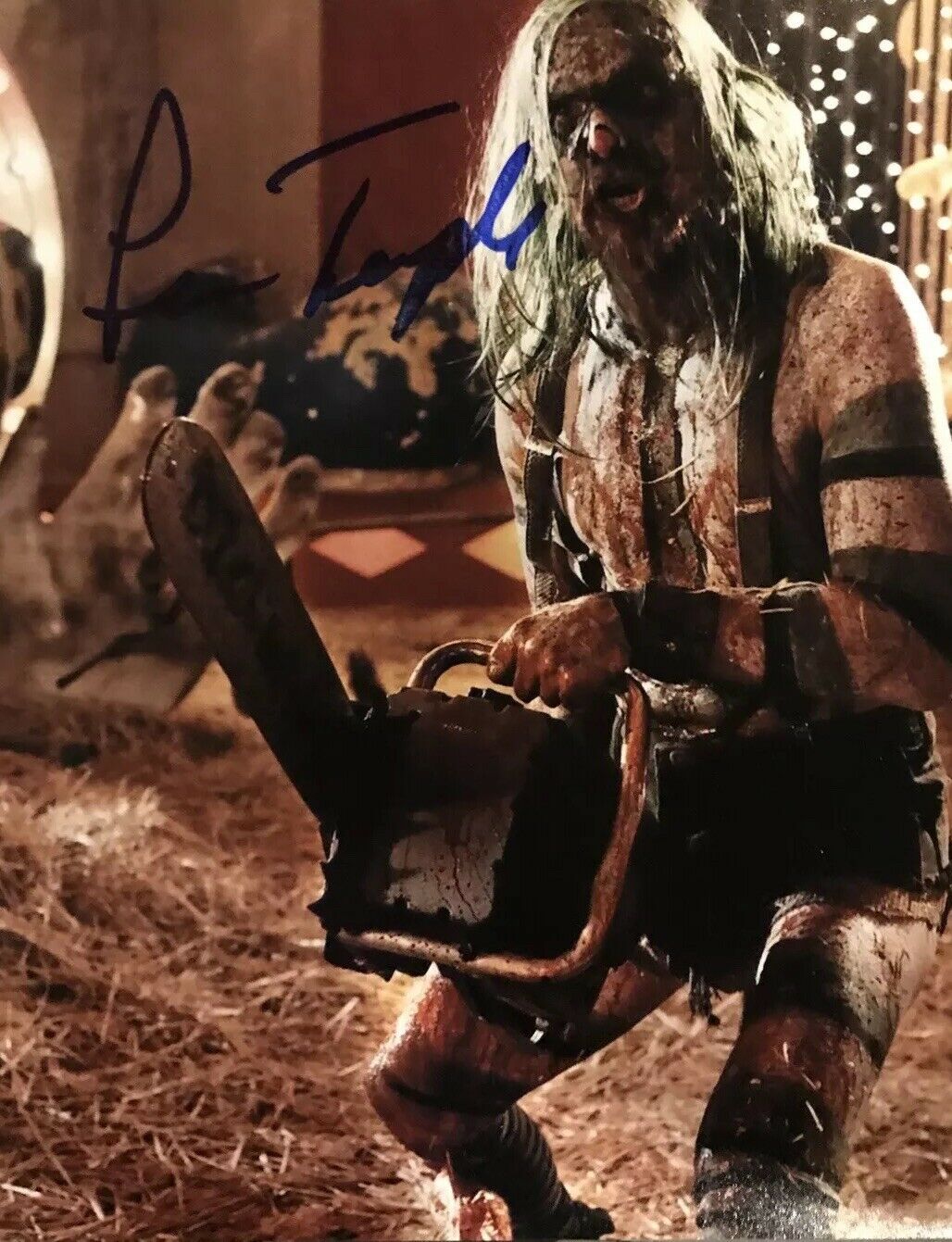 LEW TEMPLE HAND SIGNED 8x10 Photo Poster painting THE WALKING DEAD AXEL