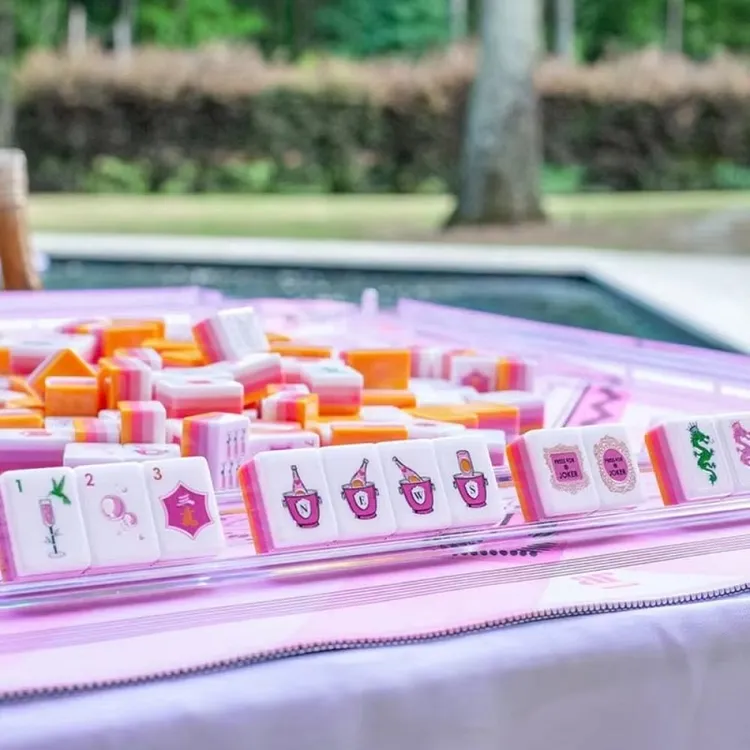 Bubblegum Glam American Mahjong Set 4-Layer &mdash; 160 Tiles