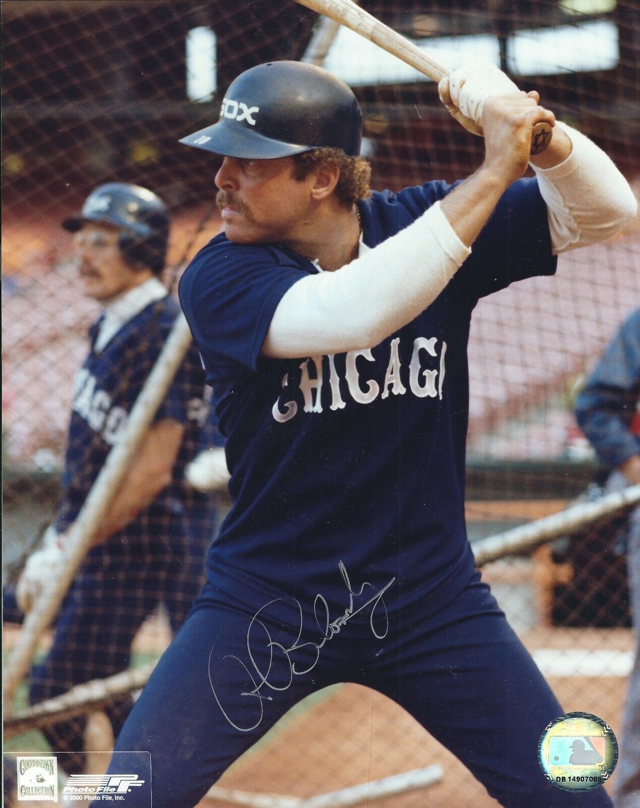 Signed 8x10 RON BLOMBERG Chicago white Sox Autographed Photo Poster painting - COA