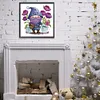 >SALE<5D DIY Partial Special Shaped Drill Diamond Painting Purple Gnome Decor 30x30cm