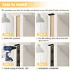 [US Local Warehouse] 10Pcs Flush Mount Extension Bolt with Rod Latch Slide Bolt Lock for French Doors