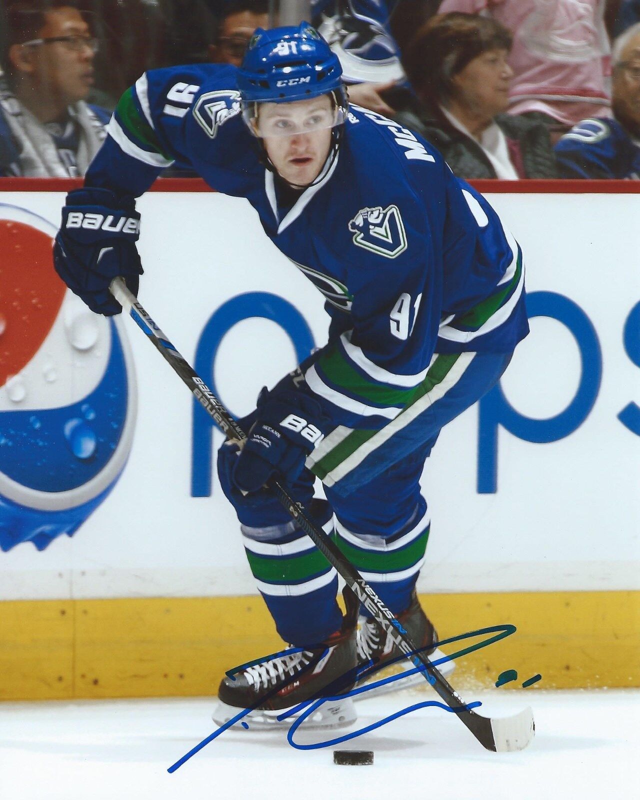 Jared McCann Signed 8x10 Photo Poster painting Vancouver Canucks Autographed COA F