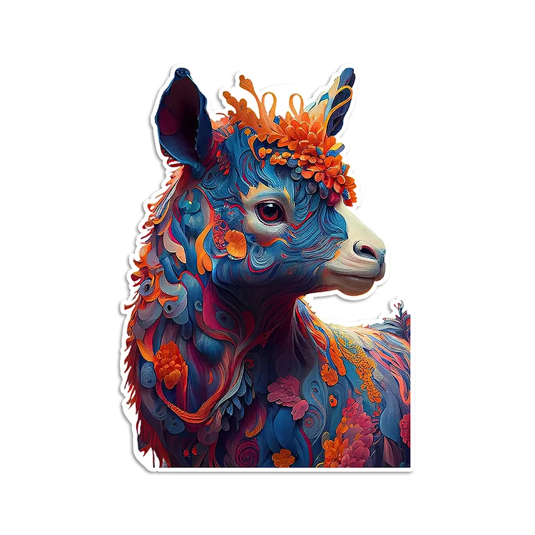 Alpaca Wooden Jigsaw Puzzle