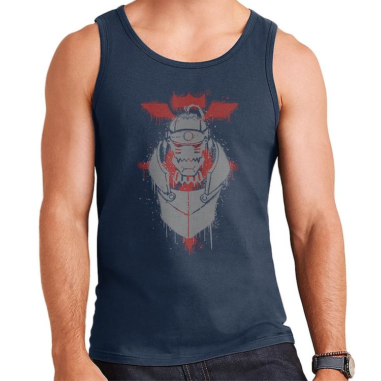 Fullmetal Alchemist Stencil Men's Vest