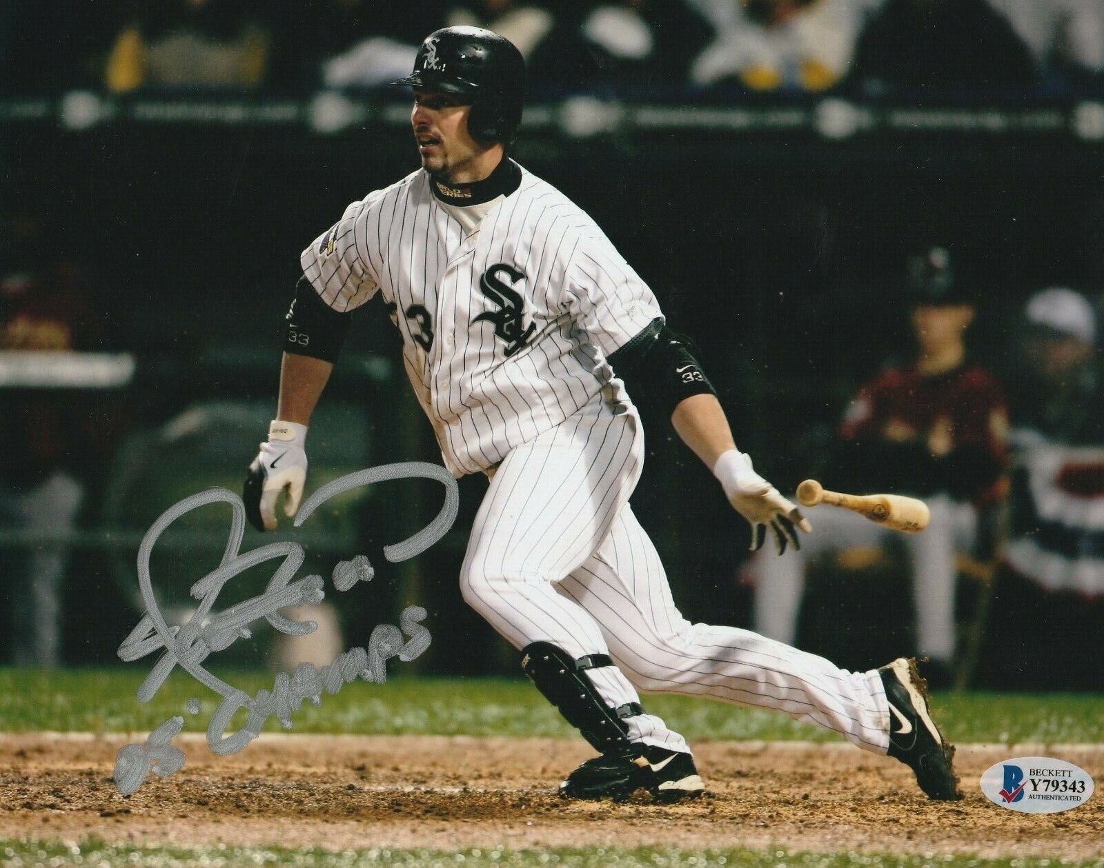 AARON ROWAND Signed Chicago WHITE SOX 8x10 Photo Poster painting with Beckett COA & Inscription