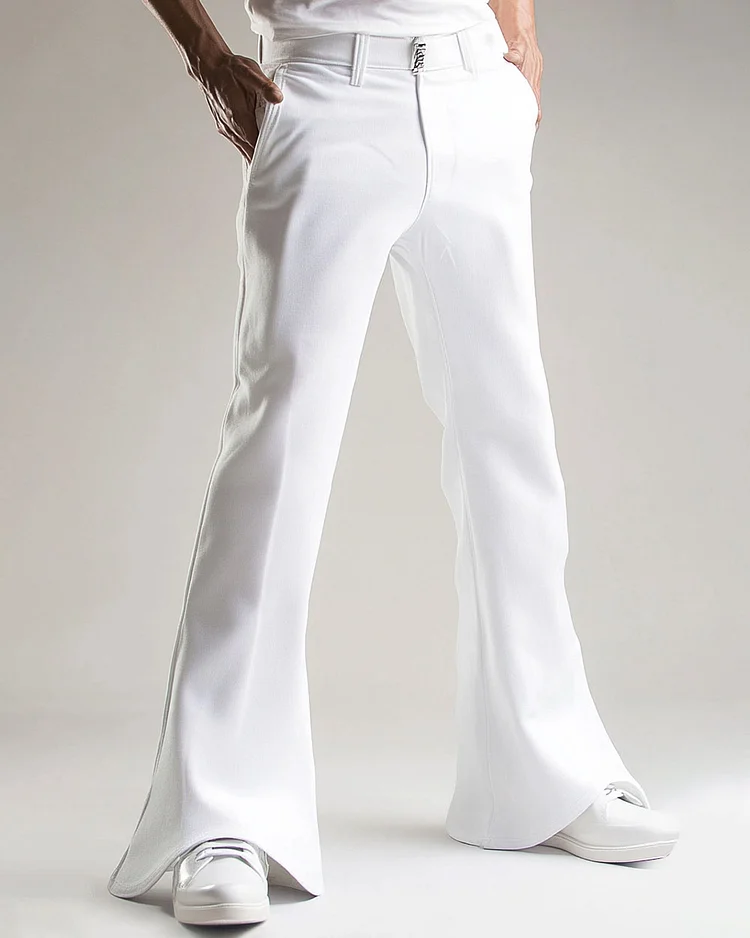 Men’s Stylish White Pocket Pants