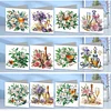 12Pcs Flower Drink DIY Diamond Painting Greeting Cards for Adult Holiday Gifts