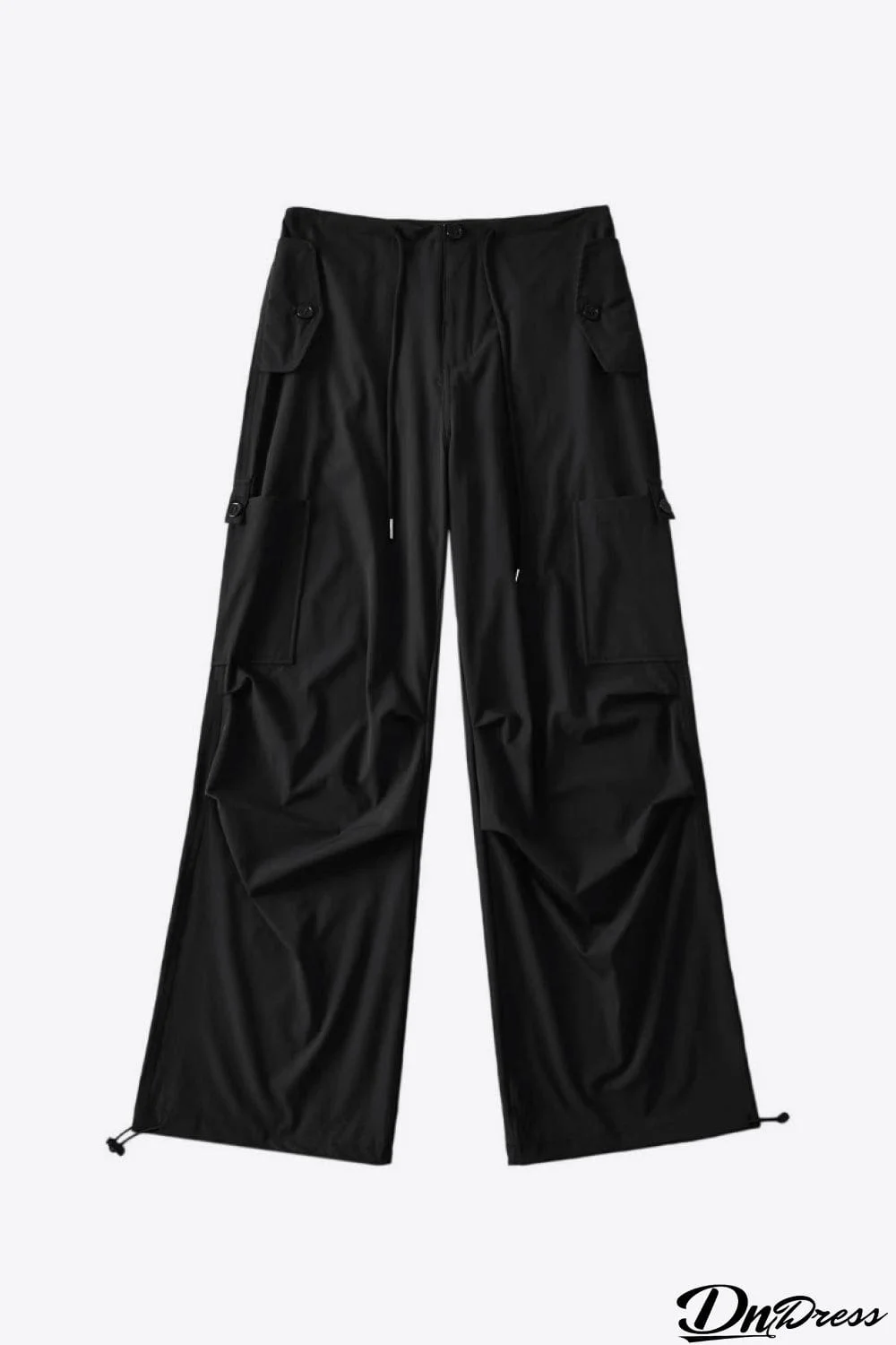 Drawstring Waist Joggers with Pockets