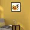 Diamond Painting-DIY Full Round Drill Sunflower Hummingbird(35x35cm)