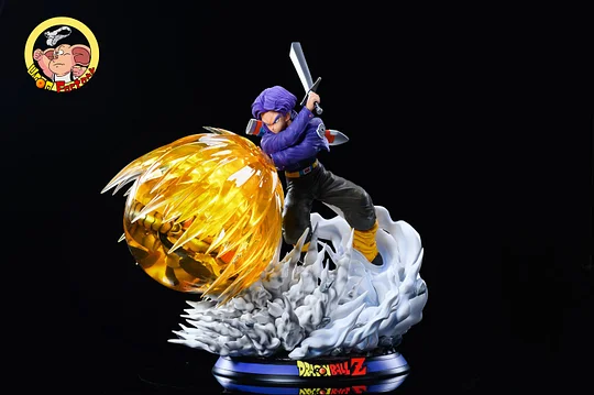 1/4 & 1/6 Scale Trunks vs Golden Frieza with LED - Dragon Ball Resin Statue - Uron Factory Studios [Pre-Order]-shopify