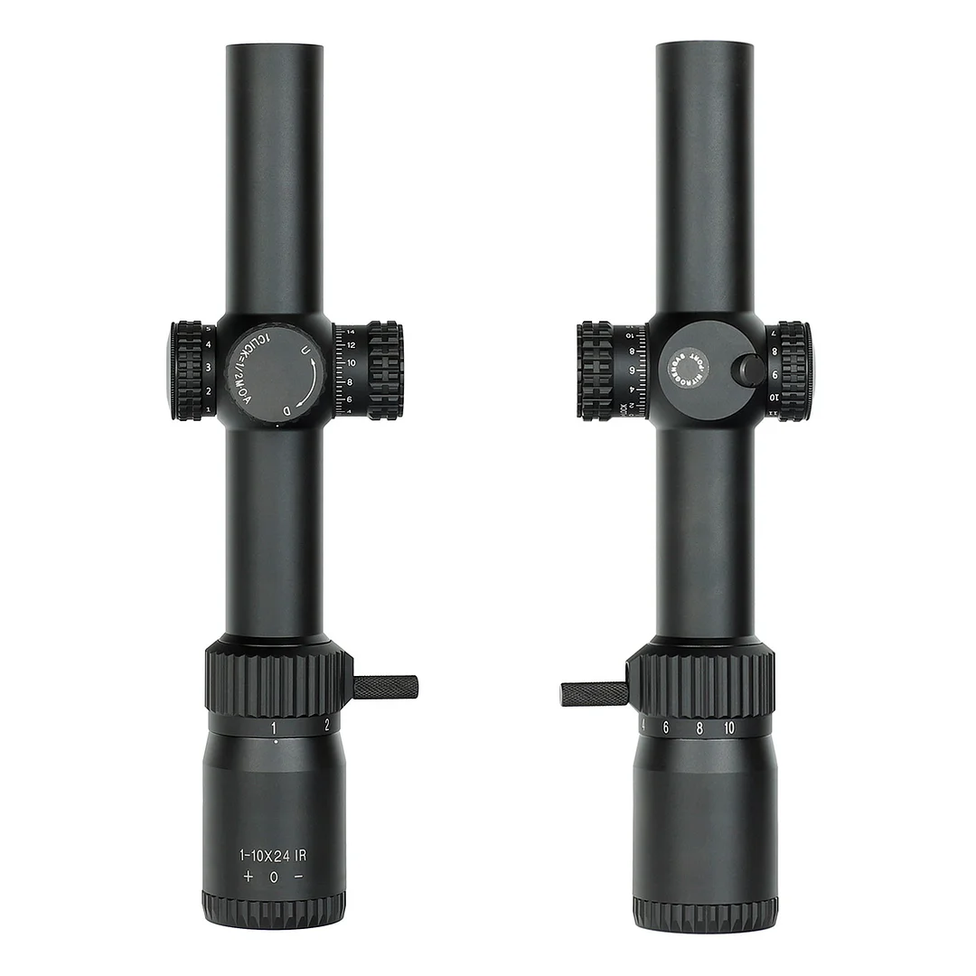 ohhunt® 1-10X24 IR 30MM SFP Red Illuminator Glass Etched Reticle LPVO Tactical Scope