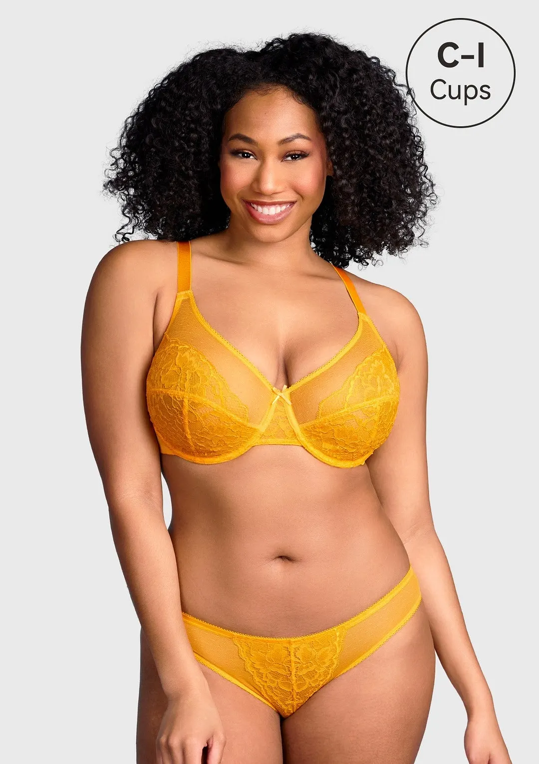 Enchante Unlined Non-padded Lace Underwire Bra