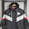 2023/2024 PSG Windbreaker Black And White Jersey