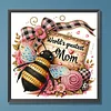 Diamond Painting-DIY Crystal Rhinestone Mother's Day Bee