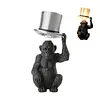 Monkey Table Lamp with Top Hat Animal Desk Lamp for Monkey Lovers Fun Creative Decorative Lamp for Sleep Nursery Office & Home Decor