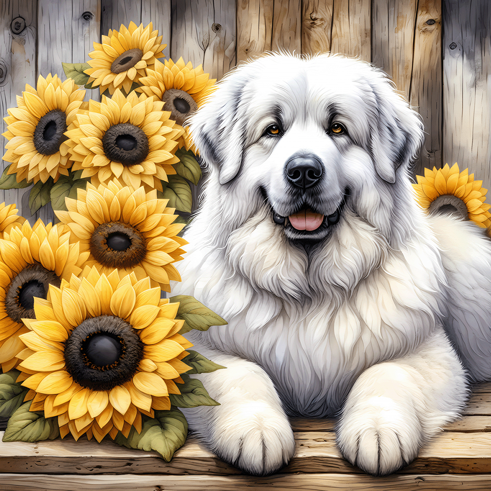 Chow Chow 40*40cm(canvas) full round drill diamond painting